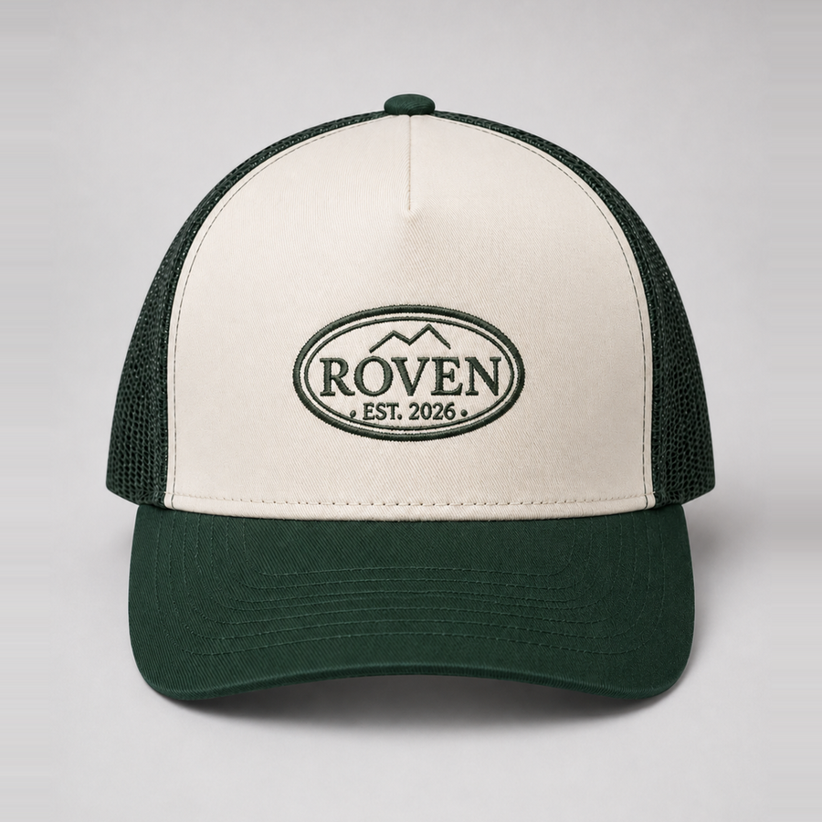 ROVEN Cap – grün – getragen