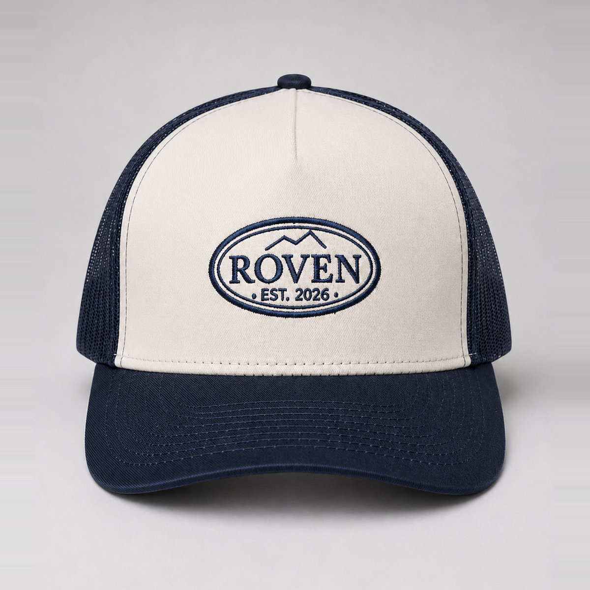 ROVEN Cap in Navy, von vorn