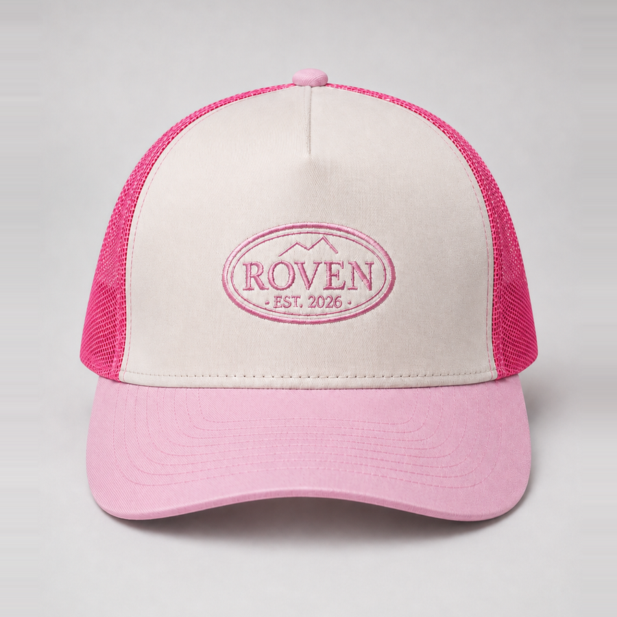 ROVEN Cap – Pink – getragen