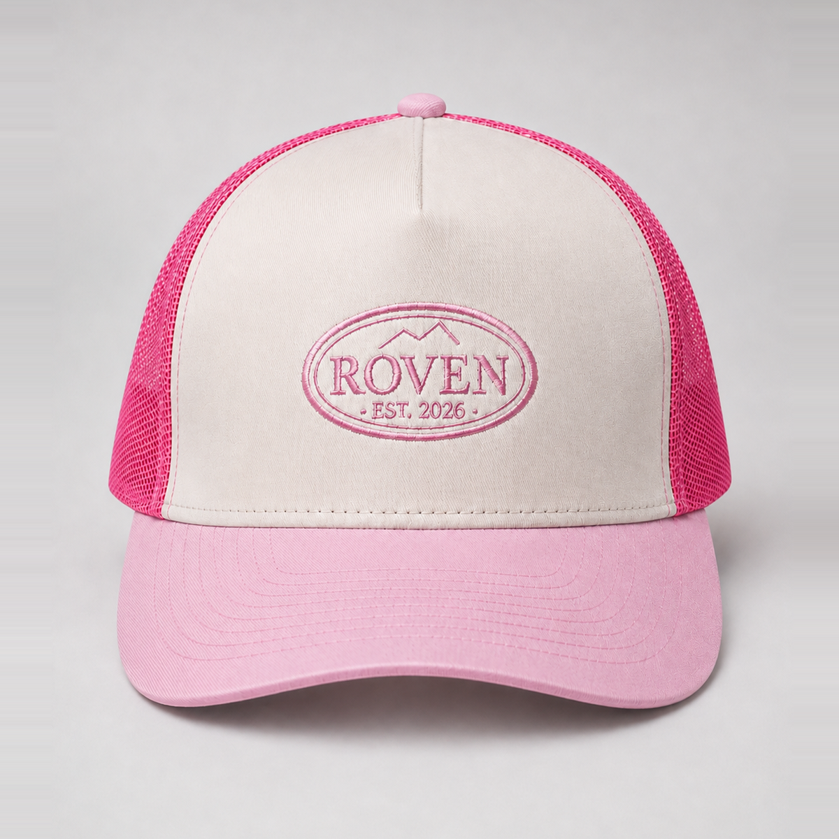 ROVEN Cap in Pink, von vorn