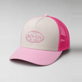 ROVEN Cap in Pink, schräg von vorn