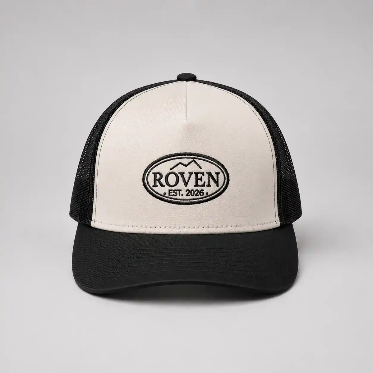 ROVEN Cap in Schwarz, von vorn