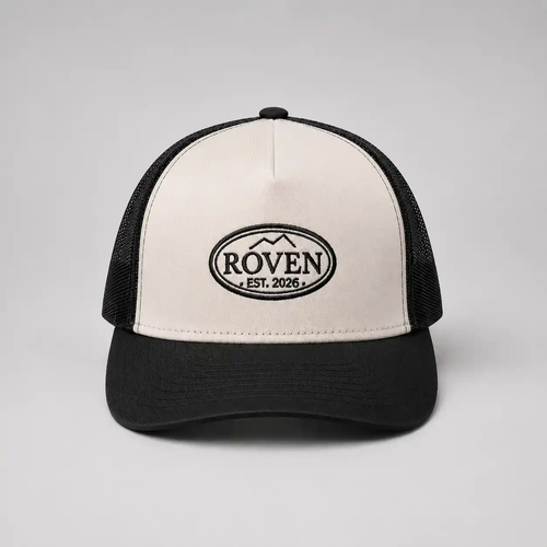 ROVEN Cap in Schwarz, von vorn